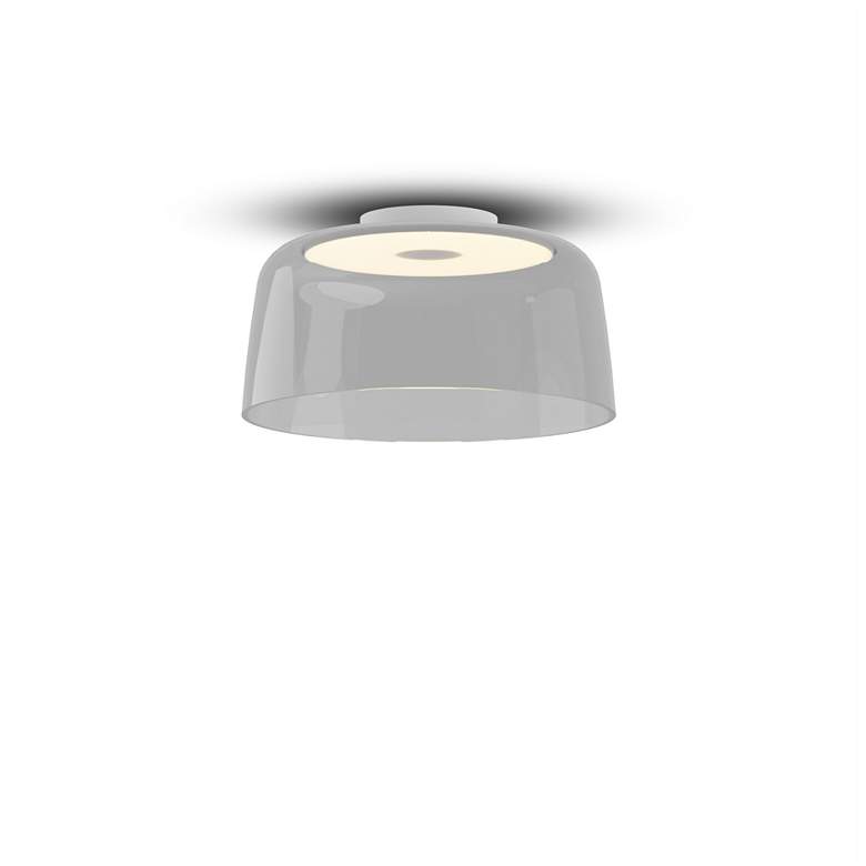 Image 2 Koncept Yurei Single Pendant Lamp White w 14" Shade Clear more views