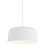 1_Koncept Yurei Single Pendant Lamp White w 14" Shade White