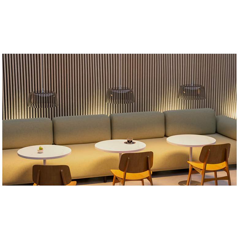 Image 6 Koncept Yurei Single Pendant Lamp White w 14" Shade White more views