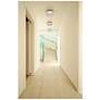 4_Koncept Yurei Single Pendant Lamp White w 22" Acoustic Panel Light Marble more views