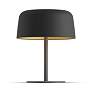 2_Koncept Yurei Table Lamp Black w 14" metal Shade Black w/ Gold Interior more views