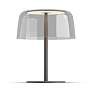 2_Koncept Yurei Table Lamp Black w 14" Shade Clear more views