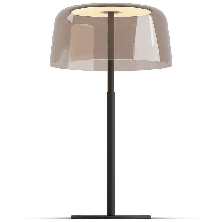 Image 1 Koncept Yurei Table Lamp Black w 14" Shade Tea