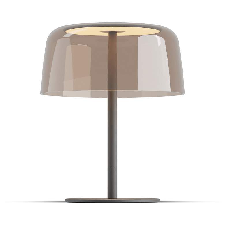 Image 2 Koncept Yurei Table Lamp Black w 14" Shade Tea more views