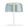 2_Koncept Yurei Table Lamp White w 14" Shade Blue more views