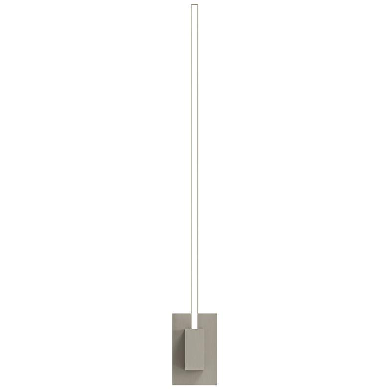 Image 2 Koncept Z-Bar 24 inchH Brushed Nickel End-Mount LED Wall Sconce more views