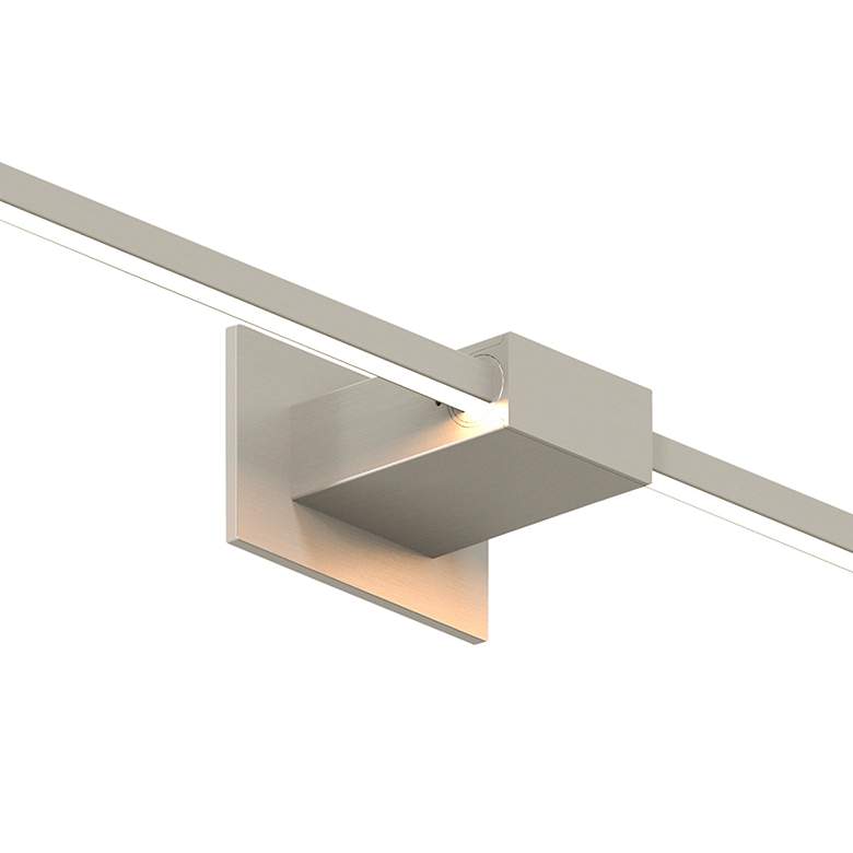 Image 2 Koncept Z-Bar 36 inch Wide Brushed Nickel LED Bath Light more views