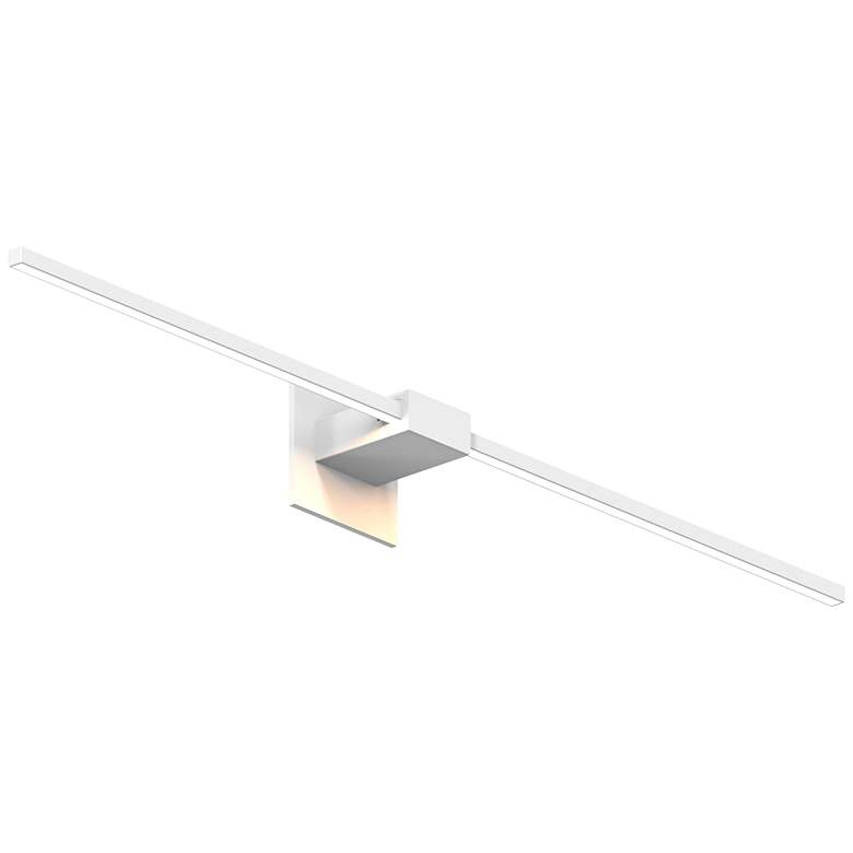 Image 2 Koncept Z-Bar 36 inchH Matte White Center-Mount LED Wall Sconce more views