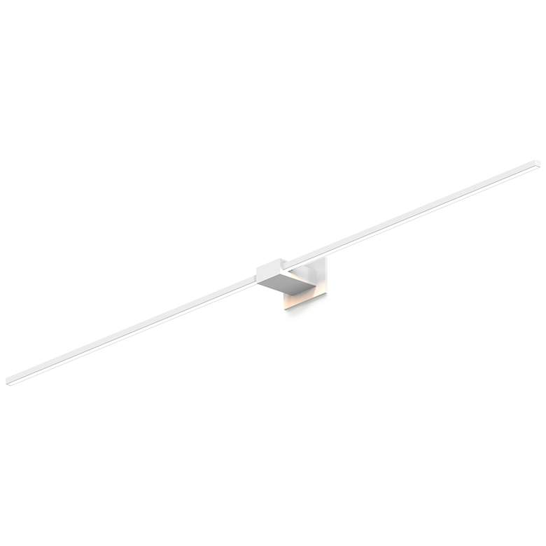 Image 1 Koncept Z-Bar 60" Wide Matte White LED Wall Sconce