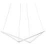 2_Koncept Z-Bar Bird 34" Wide Matte White Modern LED Pendant Light