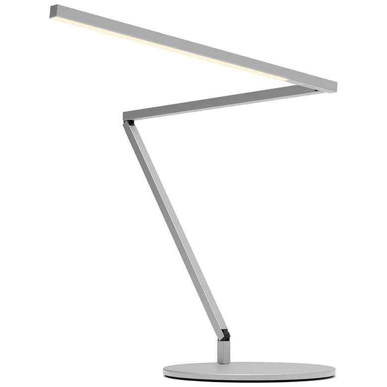 Image 1 Koncept Z-Bar Gen-4 Silver Adjustable 16" LED Modern Desk Lamp