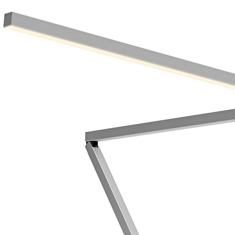 Image 3 Koncept Z-Bar Gen-4 Silver Adjustable 16" LED Modern Desk Lamp more views