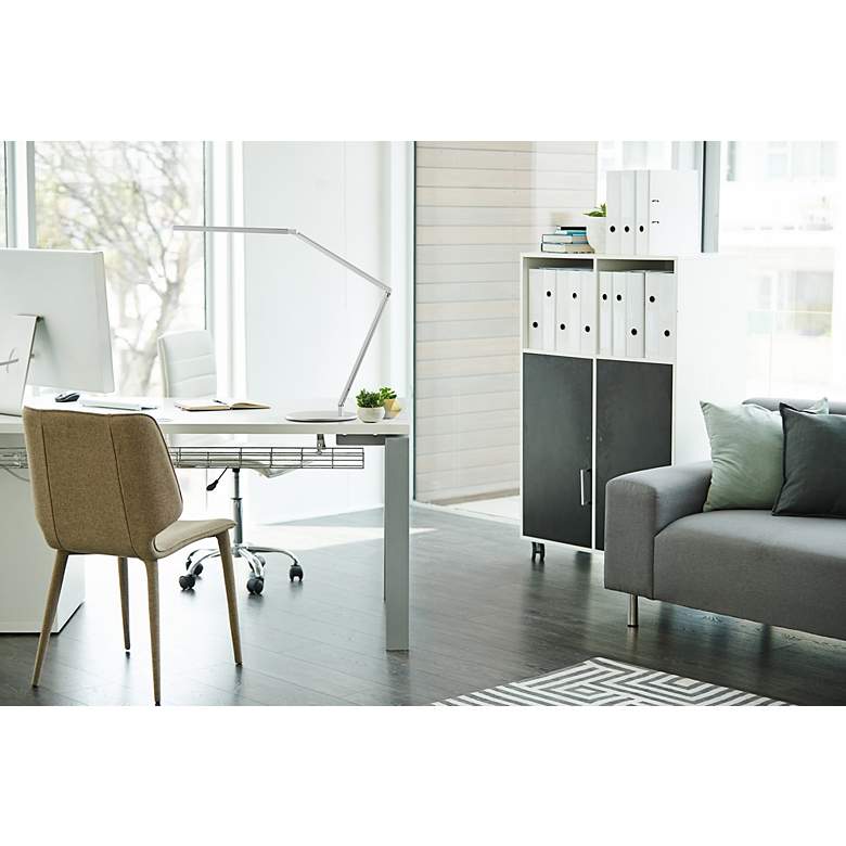 Image 4 Koncept Z-Bar Gen-4 Silver Adjustable 16" LED Modern Desk Lamp more views