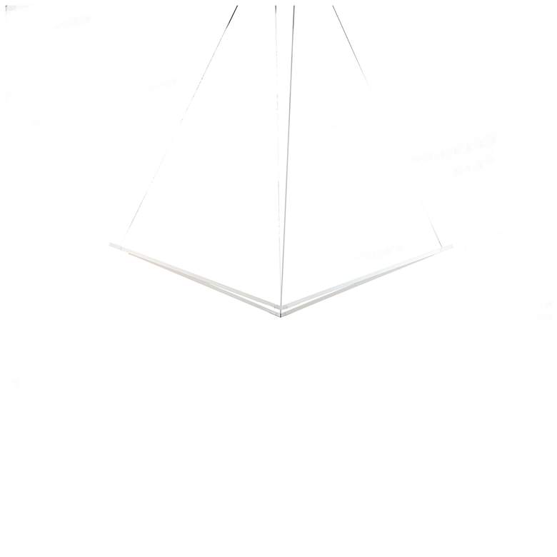 Image 1 Koncept Z-Bar Medium Bird Pendant in Matte White (Soft White)