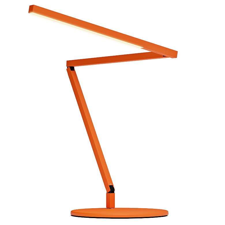 Image 2 Koncept Z-Bar Mini Gen 4 Matte Orange LED Desk Lamp