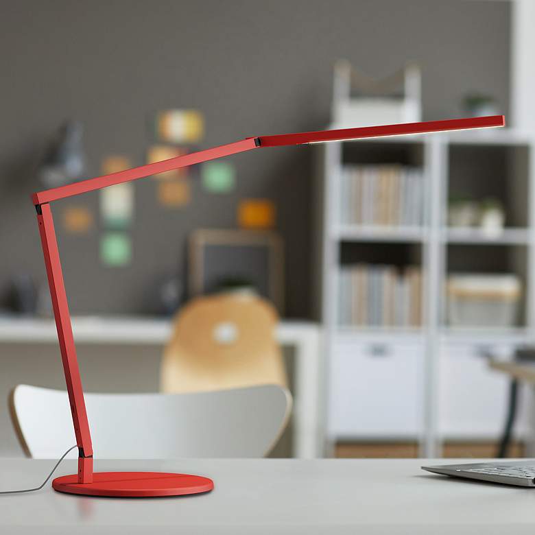 Image 1 Koncept Z-Bar Mini Gen 4 Matte Orange LED Desk Lamp