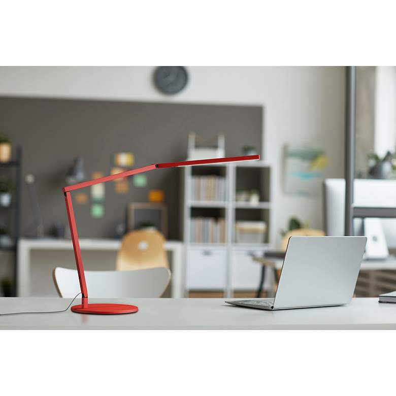Image 3 Koncept Z-Bar Mini Gen 4 Matte Orange LED Desk Lamp more views