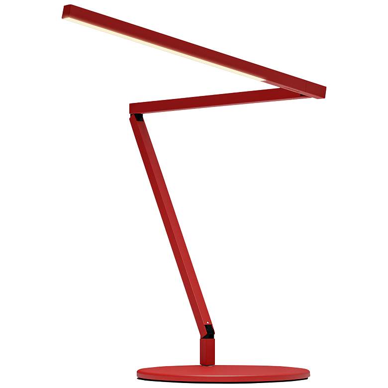 Image 3 Koncept Z-Bar Mini Gen 4 Matte Red LED Desk Lamp