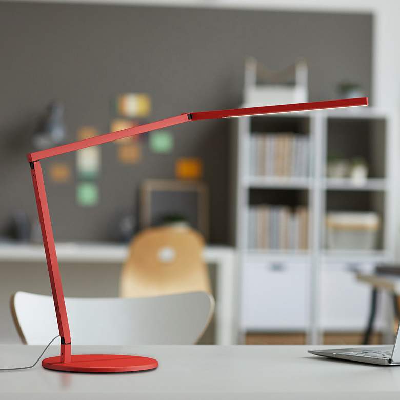 Image 1 Koncept Z-Bar Mini Gen 4 Matte White LED Desk Lamp