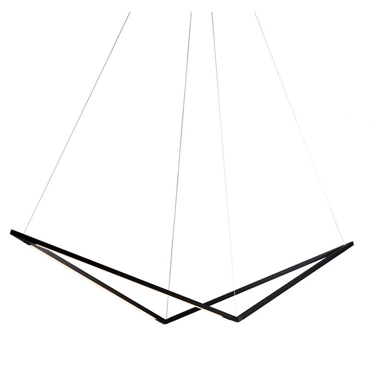 Image 2 Koncept Z-Bar Pendant Medium Bird in Matte Black (Soft Warm) more views