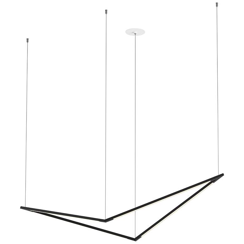 Image 3 Koncept Z-Bar Pendant Medium Bird in Matte Black (Soft Warm) more views