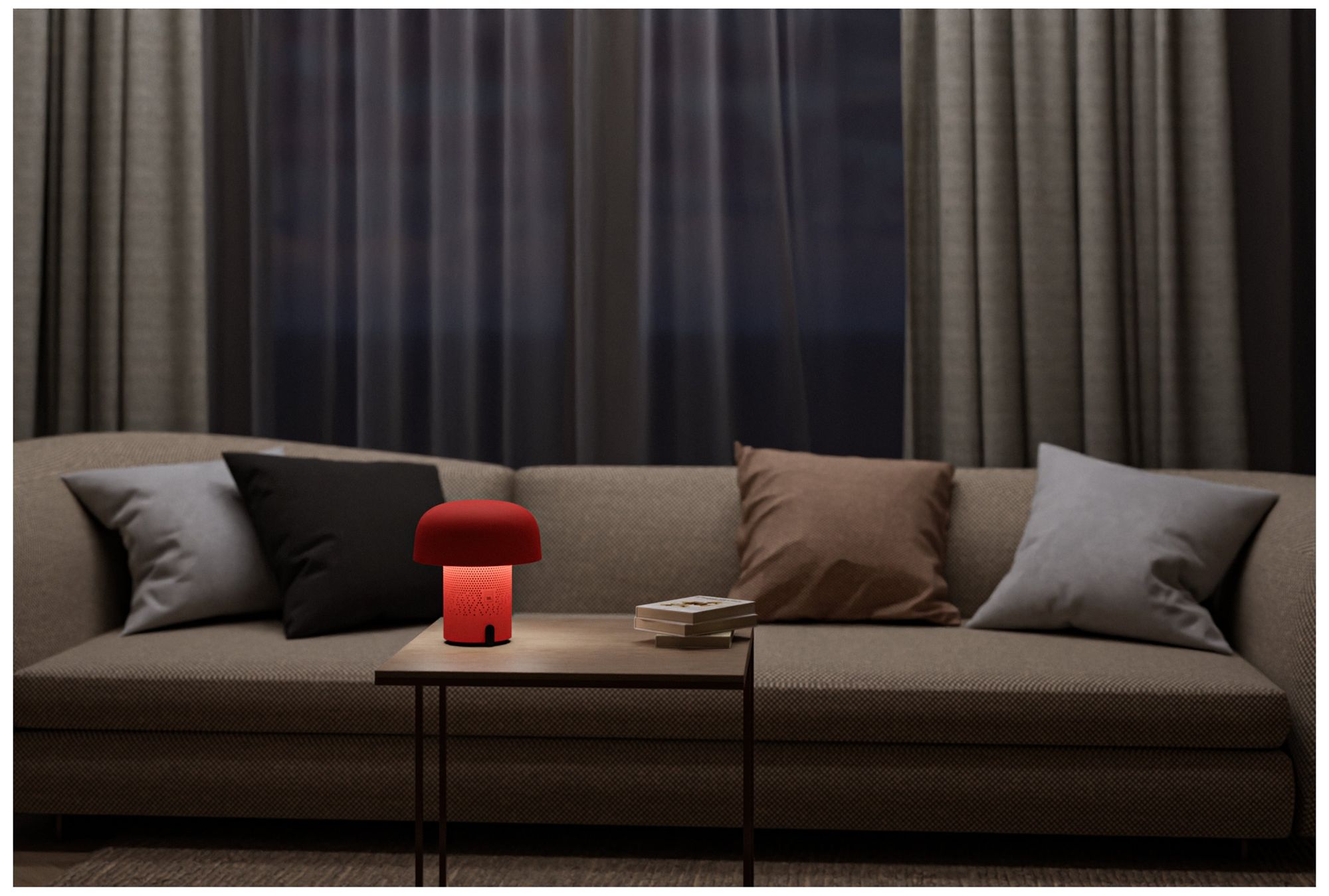 Image 4 Kooduu Sensa Play- Orange Lamp, Sound by JBL more views