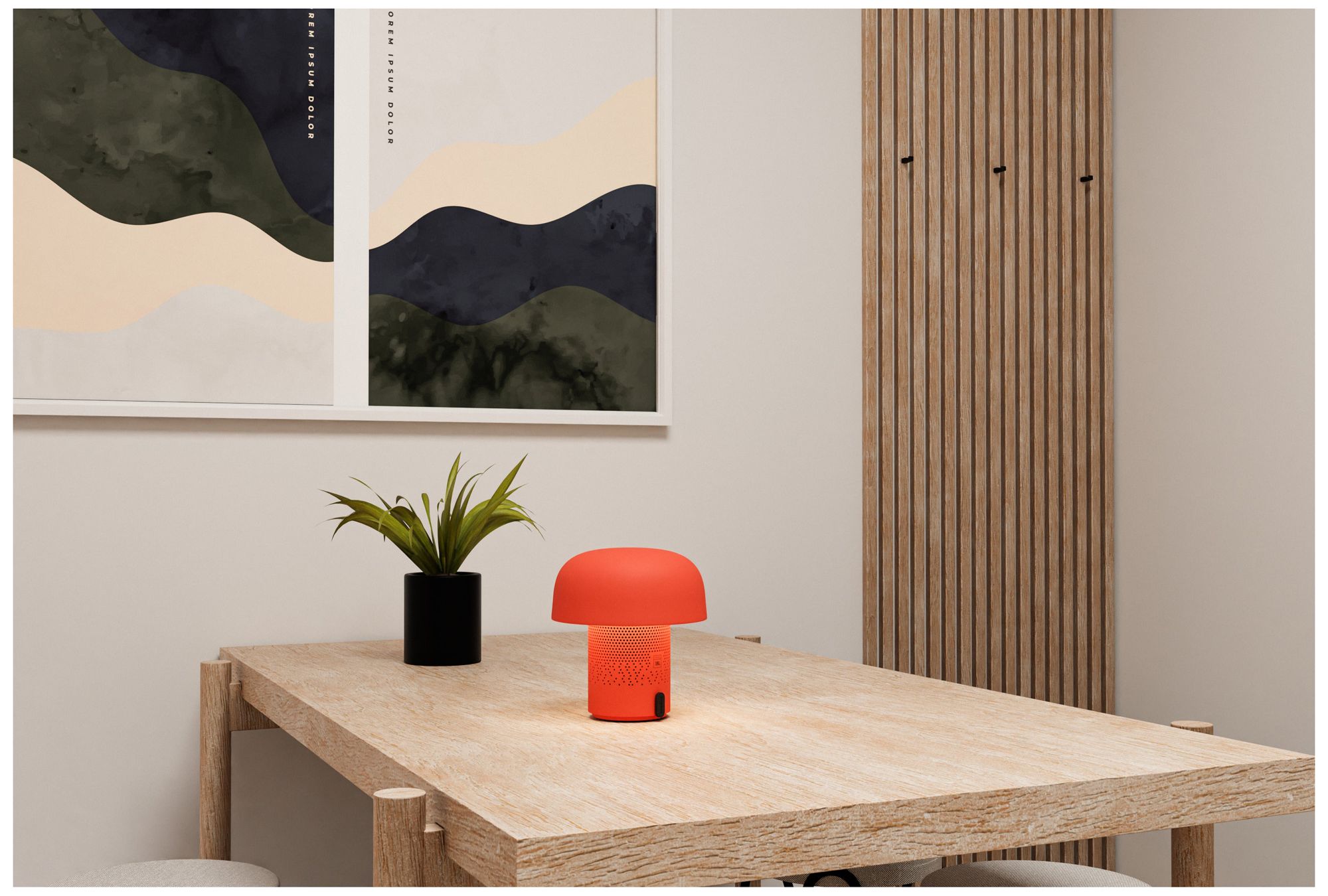Image 5 Kooduu Sensa Play- Orange Lamp, Sound by JBL more views