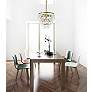 4_Kora 13" Wide Brass and Clear Crystal 3-Light Pendant more views