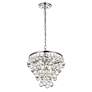 4_Kora Collection 13" Wide Chrome Finish 3-Light Pendant more views