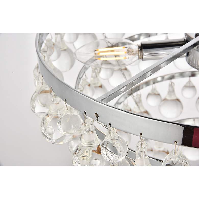Image 7 Kora Collection Pendant D17 H10.9 Lt:5 Chrome Finish more views