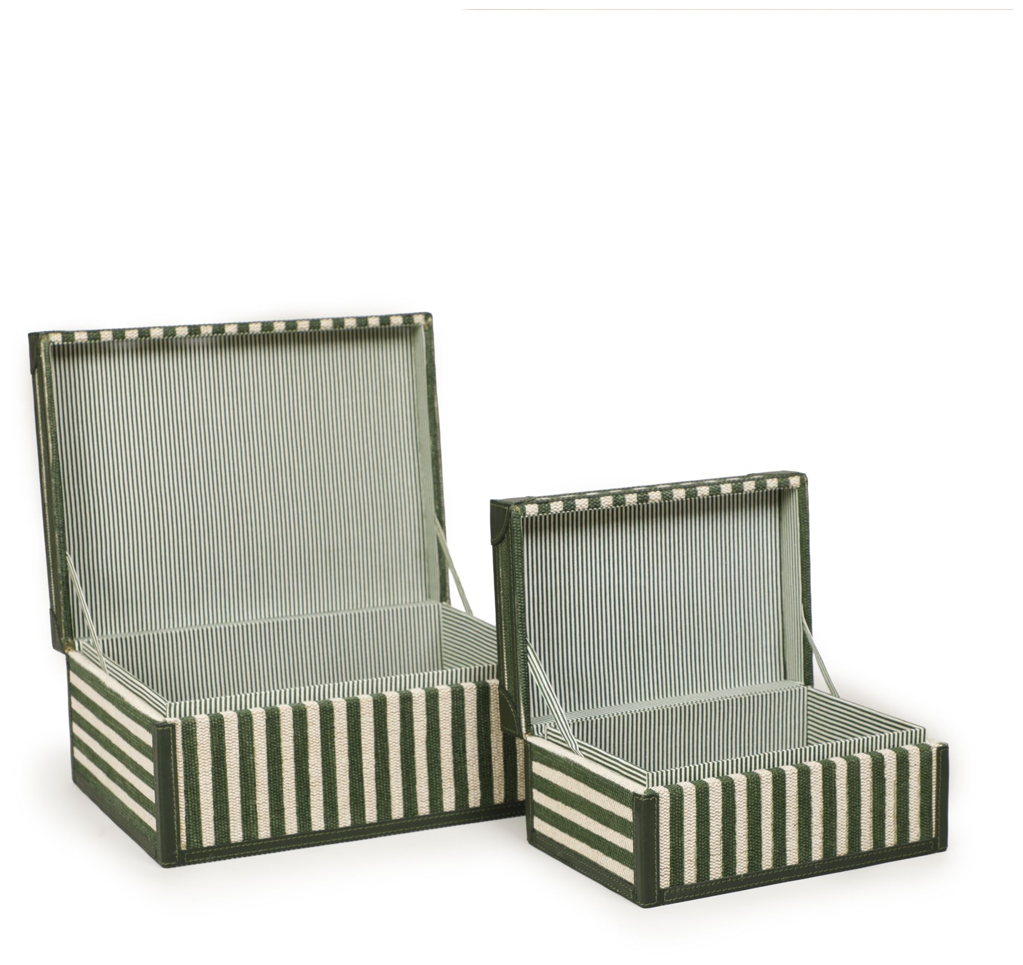 Image 4 Kora Green Cotton Jute Designer Jewelry Box Set more views