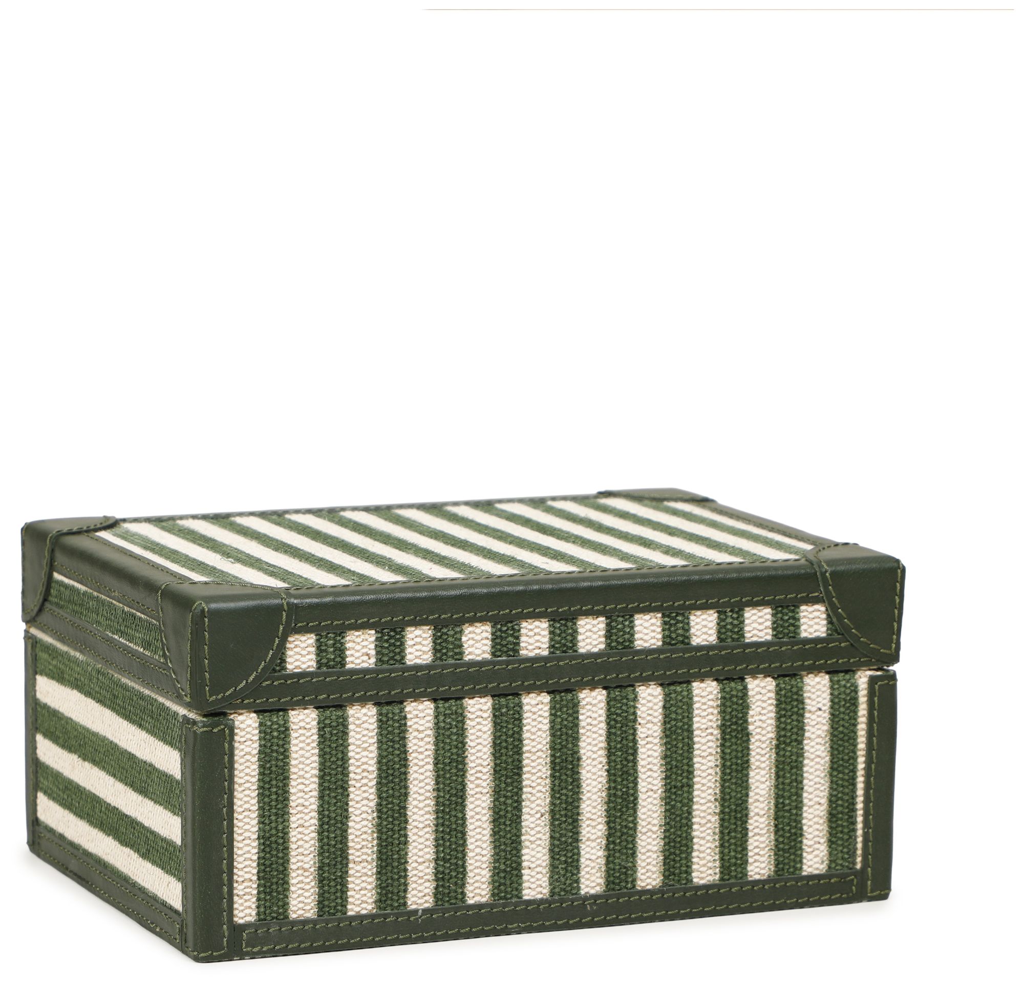 Image 6 Kora Green Cotton Jute Designer Jewelry Box Set more views