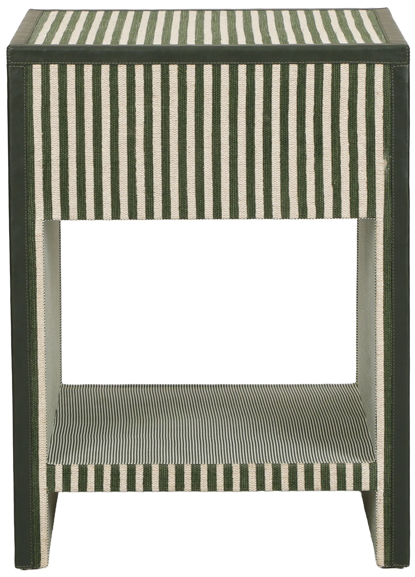 Image 6 Kora Green Cotton Jute Designer Nightstand more views