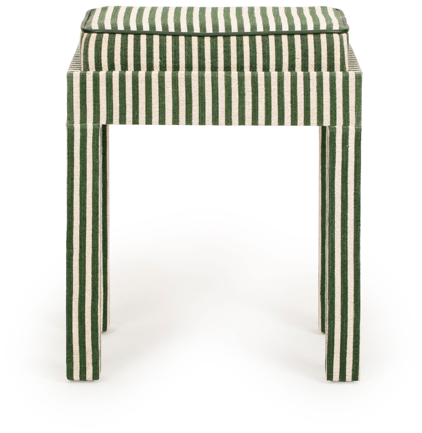 Image 2 Kora Green Cotton Jute Designer Stool more views