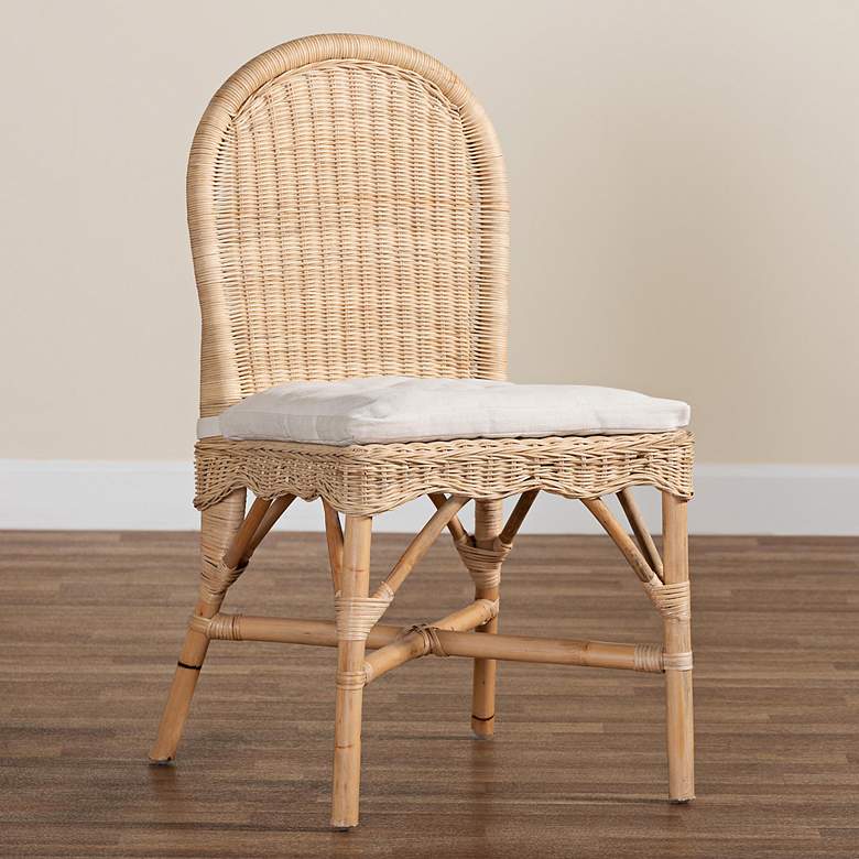 Image 2 Kora Natural Woven Rattan Dining Chair