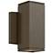 Kore 7 1/2"H Bronze Square Dark Sky LED Outdoor Wall Light