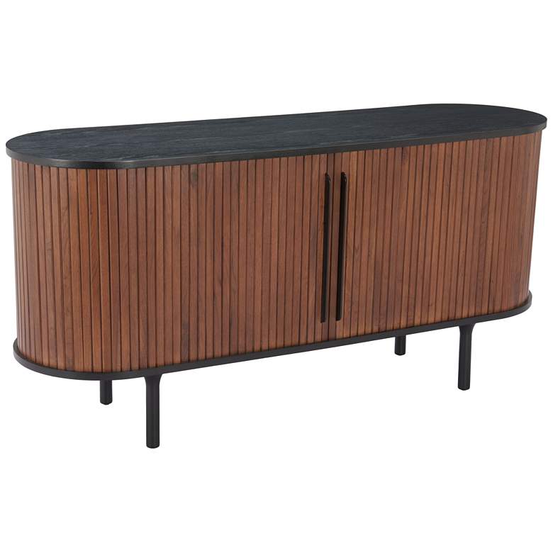 Image 1 Koriana Sideboard Black & Walnut
