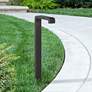 1_Korinth 20 1/2" High Textured Black Outdoor LED Path Light