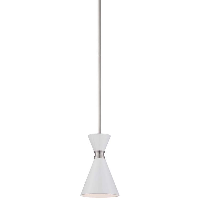 Image 2 Kovacs Conic 5 1/2 inch Wide Brushed Nickel Mini Pendant