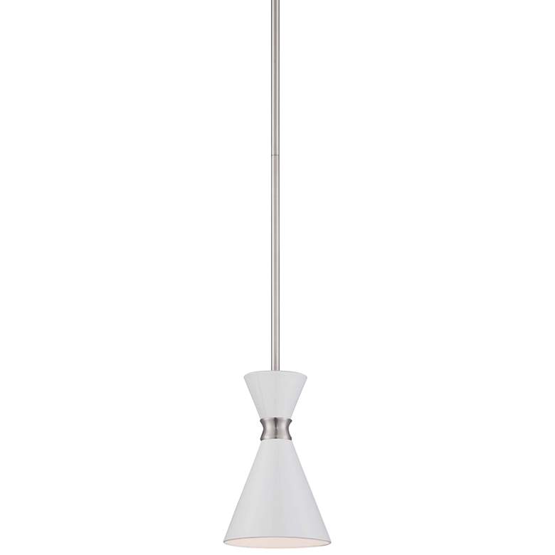 Image 2 Kovacs Conic 5 1/2" Wide Brushed Nickel Mini Pendant