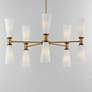2_Krevat 10-Light Chandelier Black / Natural Aged Brass more views