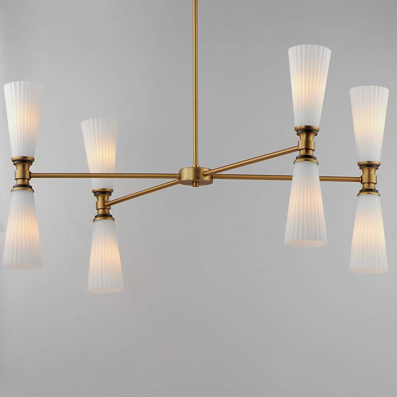 Image 3 Krevat 8-Light Chandelier Black / Natural Aged Brass more views
