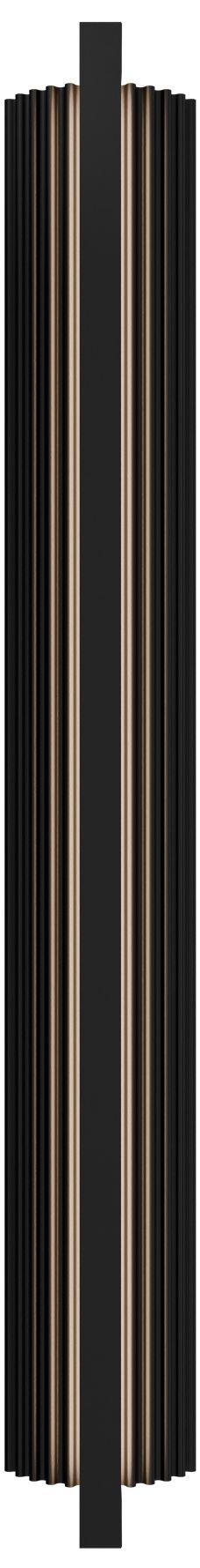 Image 3 Krimp 36"H x 4.75"W 1-Light Outdoor Wall Light in Black more views