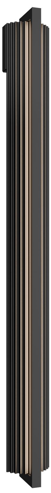 Image 2 Krimp 48"H x 4.75"W 1-Light Outdoor Wall Light in Black