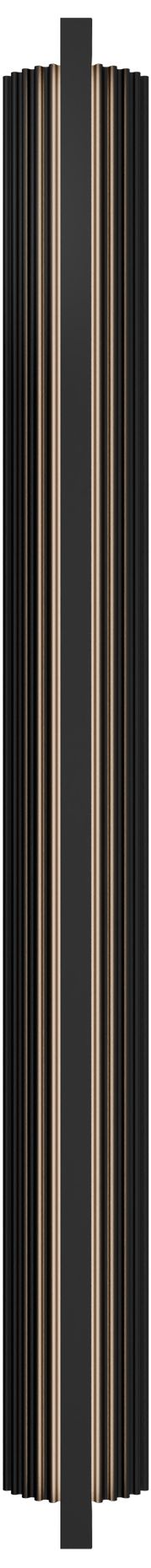 Image 3 Krimp 48"H x 4.75"W 1-Light Outdoor Wall Light in Black more views