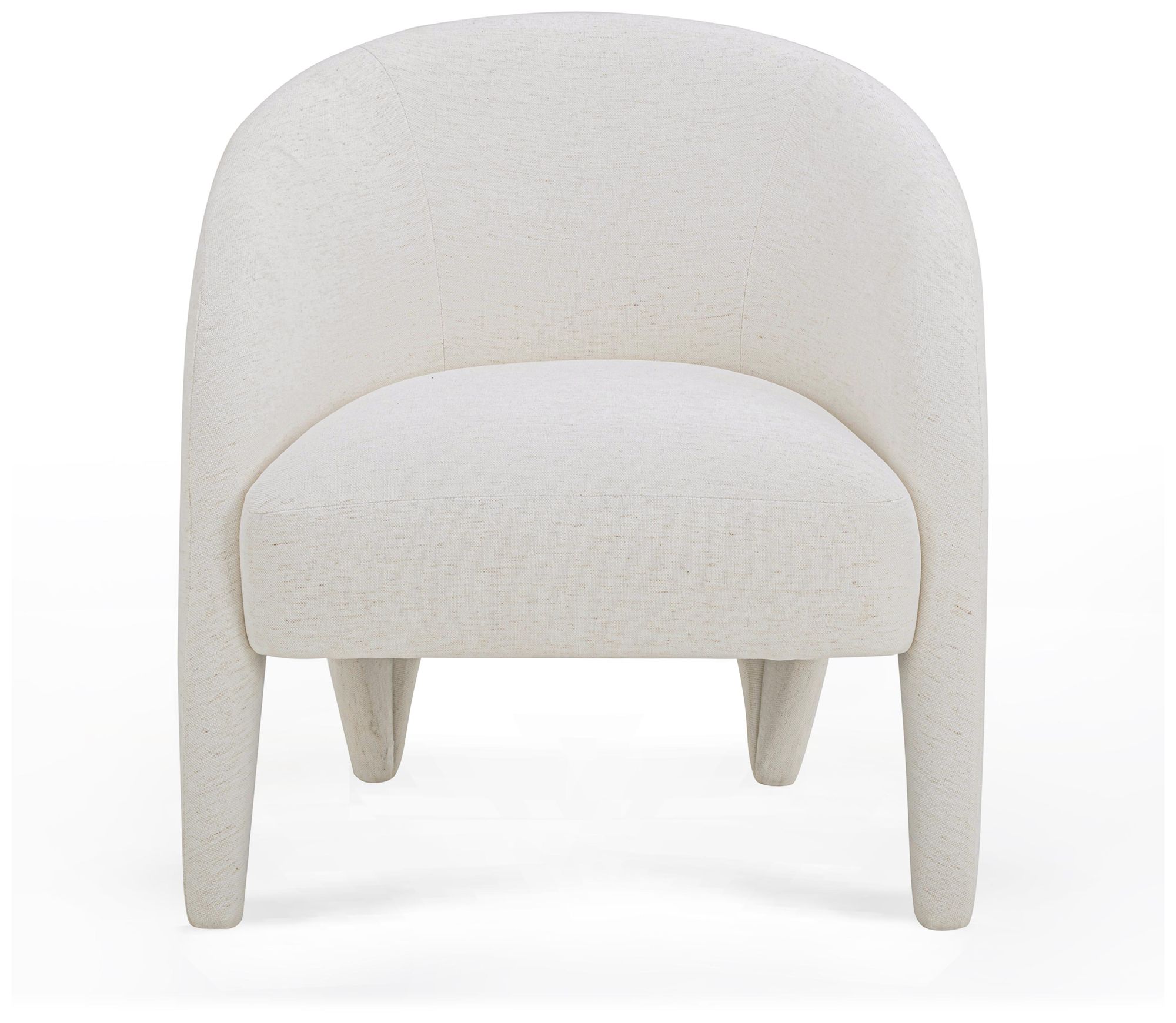 Image 3 Kris Cream Chenille Accent Chair more views