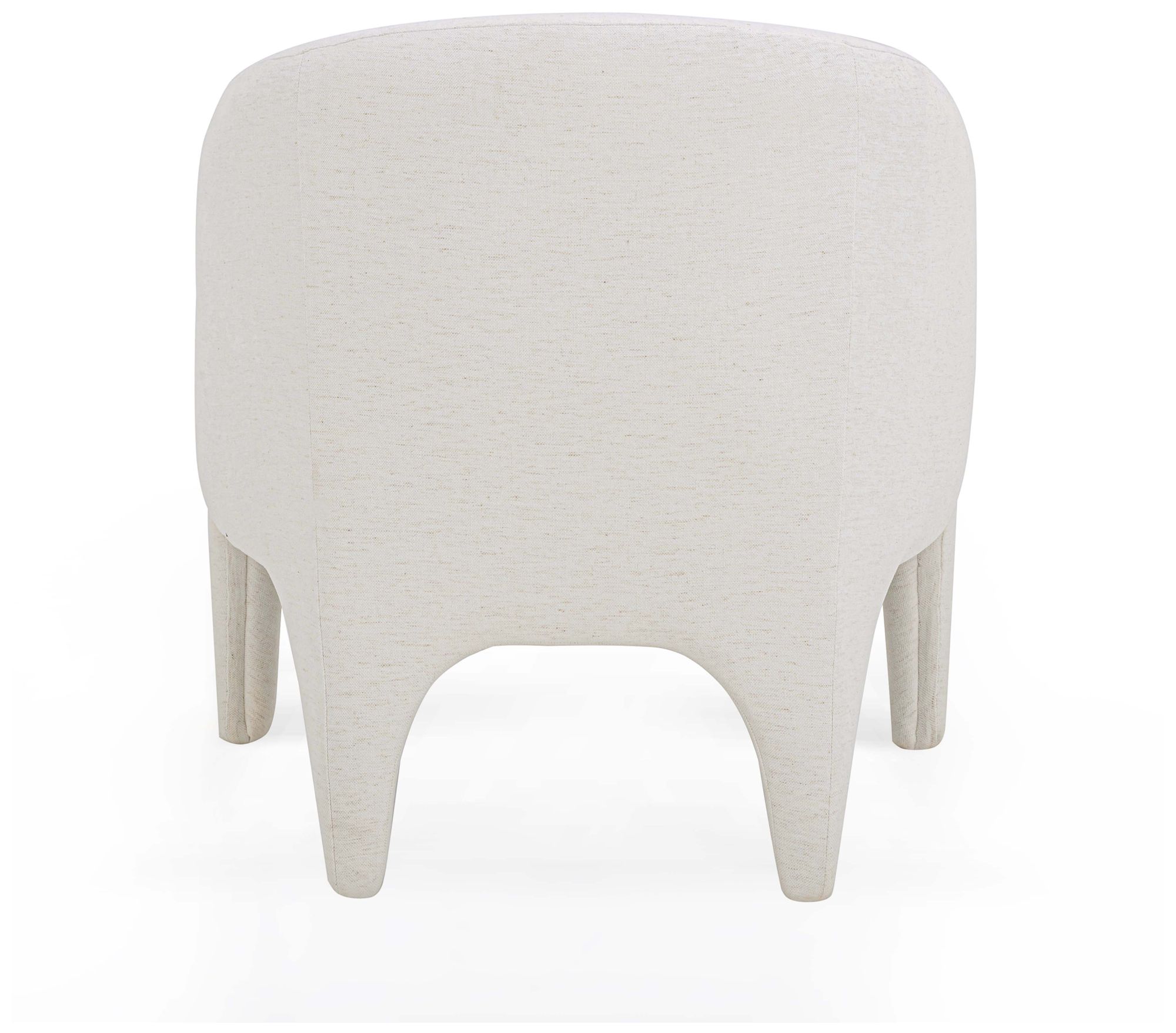 Image 5 Kris Cream Chenille Accent Chair more views