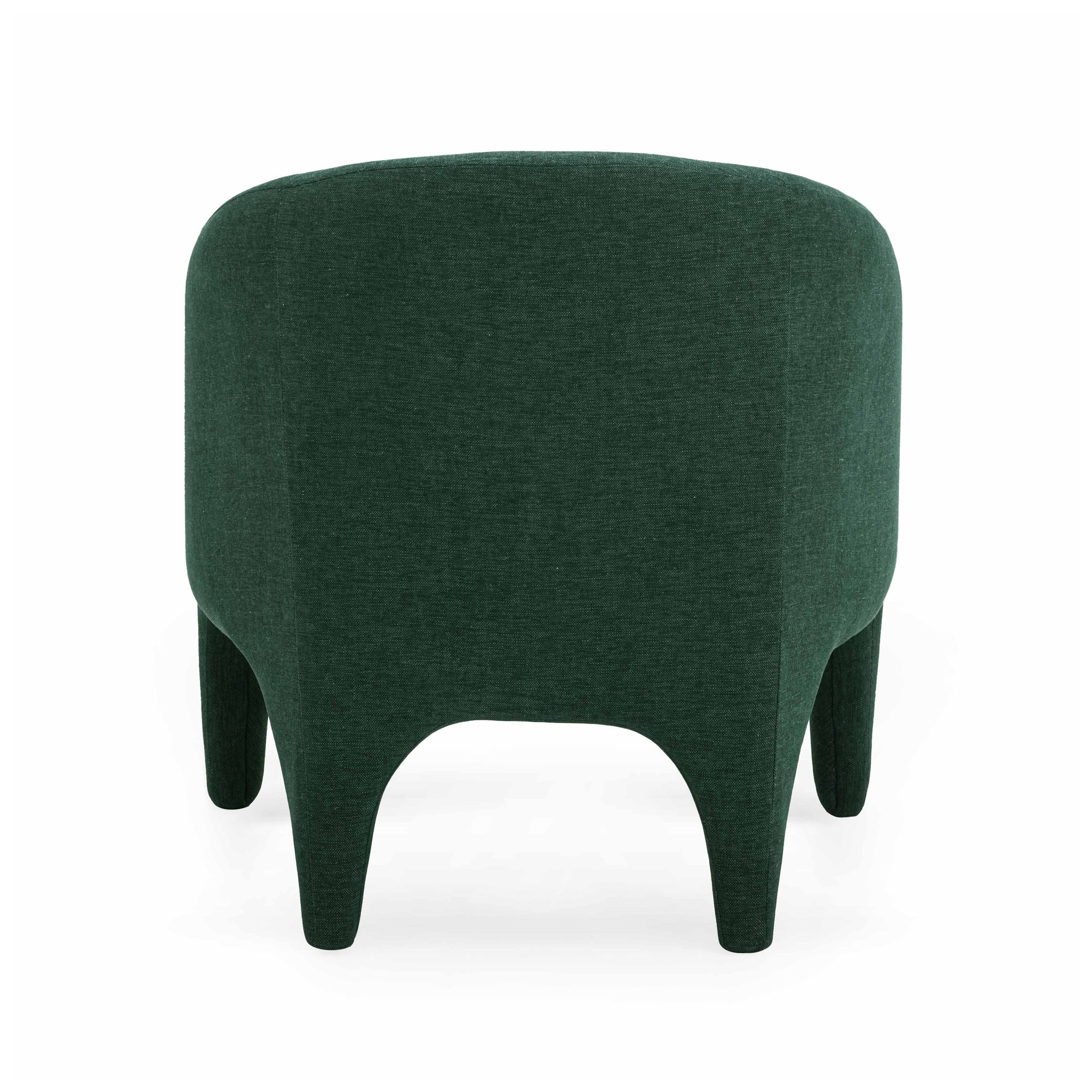 Image 6 Kris Forest Green Chenille Accent Chair more views