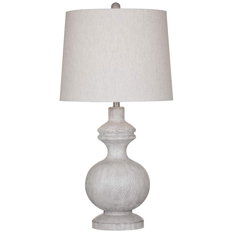 Image 1 Krishina 33" High White Wash Table Lamp