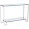 Krista 47 1/2" Wide Modern Glass Console Table